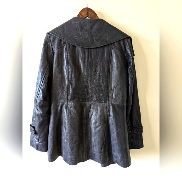A&S selection vintage Y2K retro style 100% leather with removable inner size M - Picture 2 of 14
